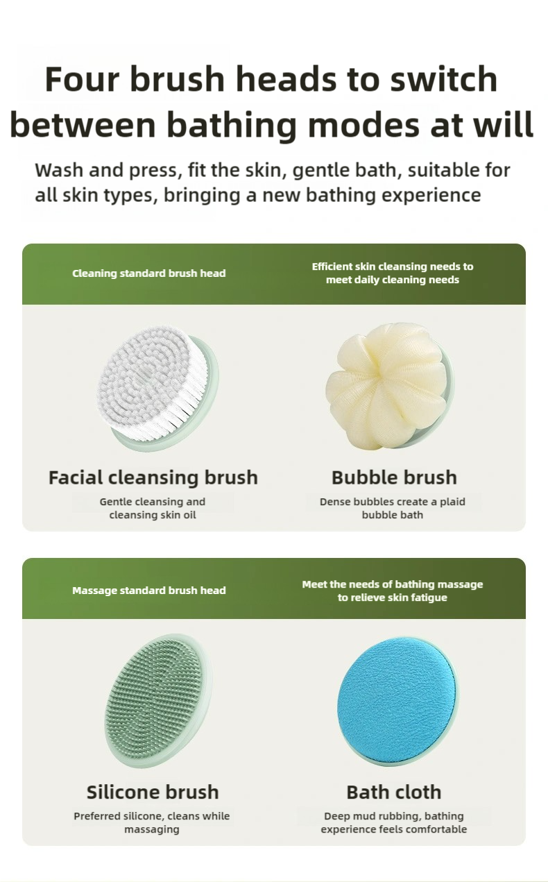 FreeeVoo™ HydroTouch Shower Brush